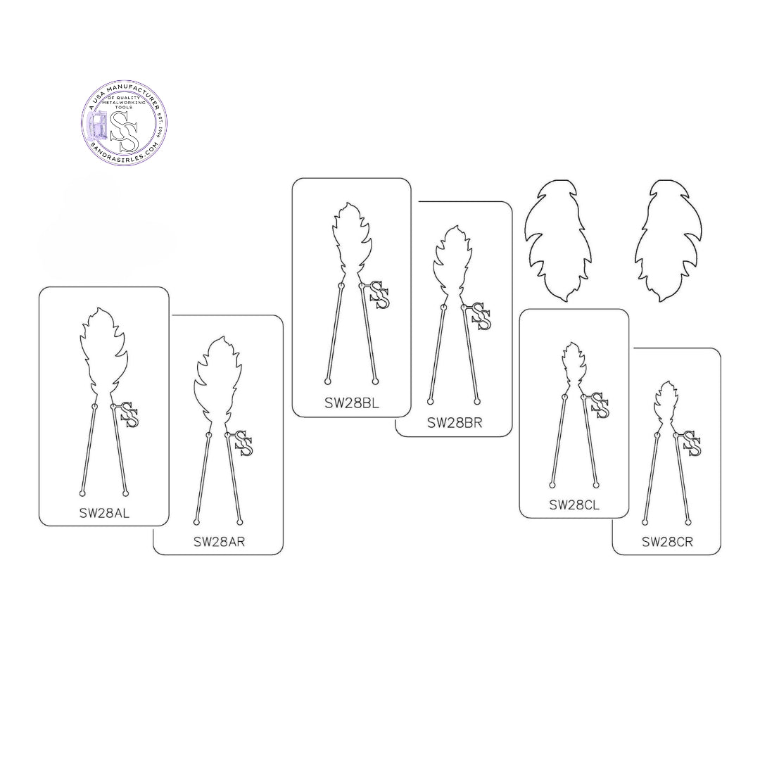 PANCAKE DIE SW28 FEATHER 2 LEFT OR RIGHT